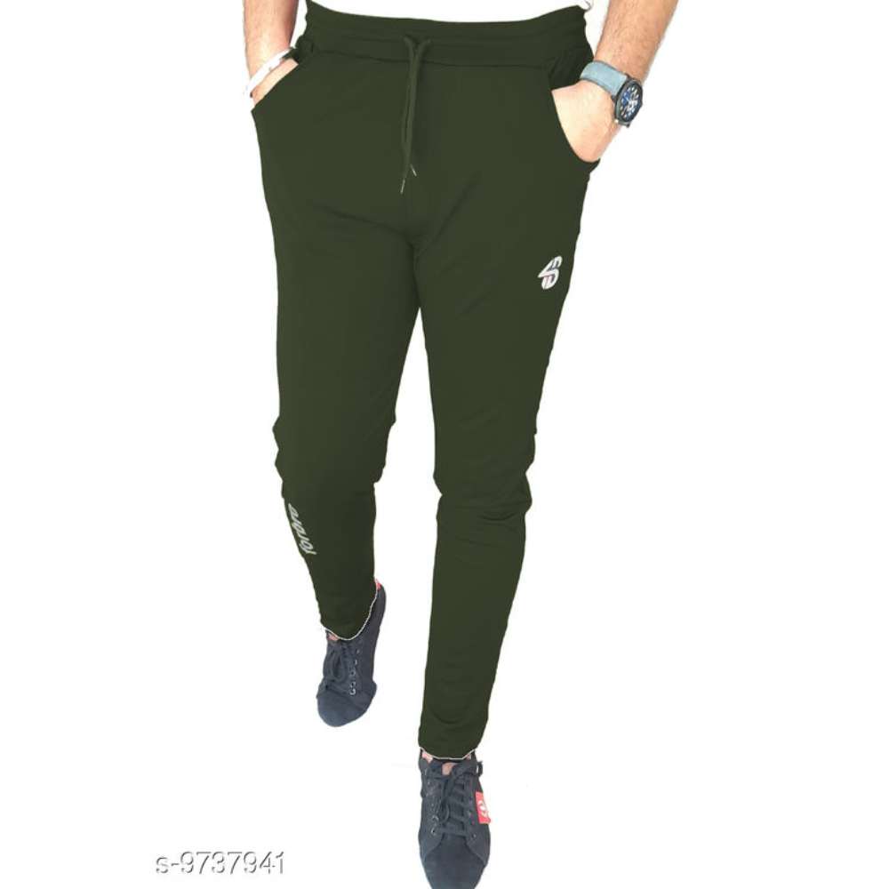 FORBRO NEW STYLE OLIVE GREEN TRACKPANT SPORTSWEAR FOR GYM YOGA FITNESS
