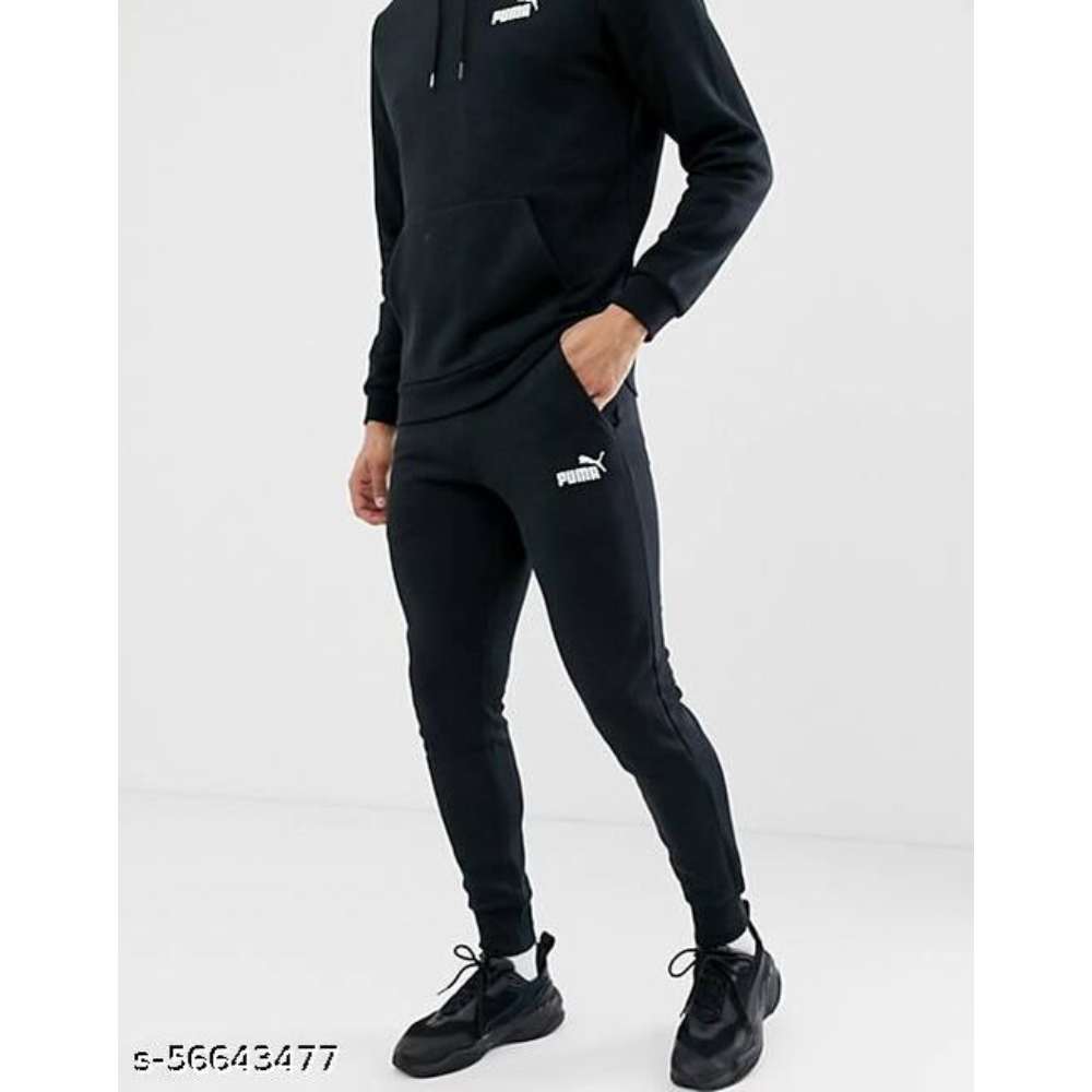 Dry fit blue polyester lycra running sportswear gym yoga joggers with side pocket trackpants for men