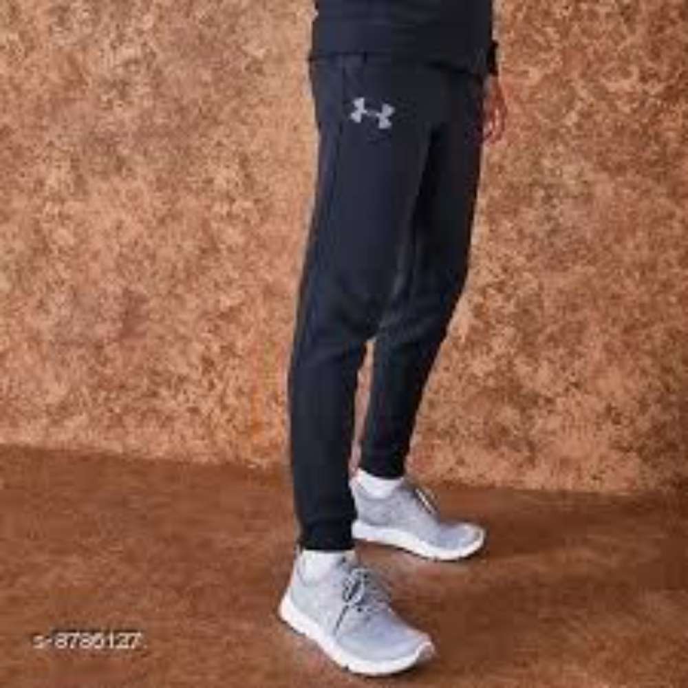 Royal spin Under Armour Trending black jogger Dri-fit regular sportswear,gymwear trackpants for men