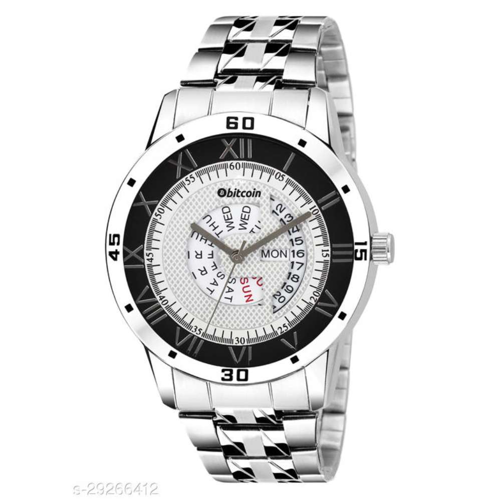 BITCOIN Wrist Watch For Men With Day & Date Indicator
