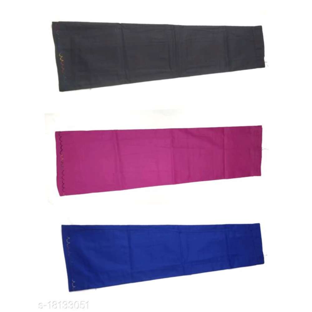 Women inskirt 7 Part Petticoat (Combo of 3) with U Embroidery at the Bottom.