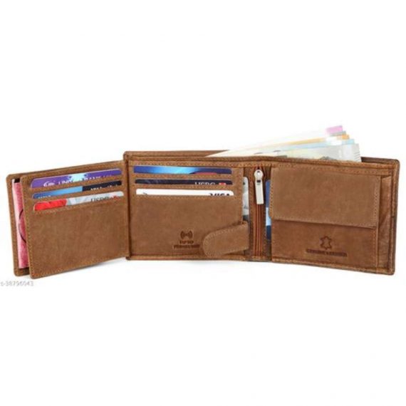 WildHorn® RFID Protected 100% Genuine Leather Wallet for Men