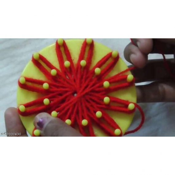 ( pack of 6 ) woolen with woolen flower maker 012