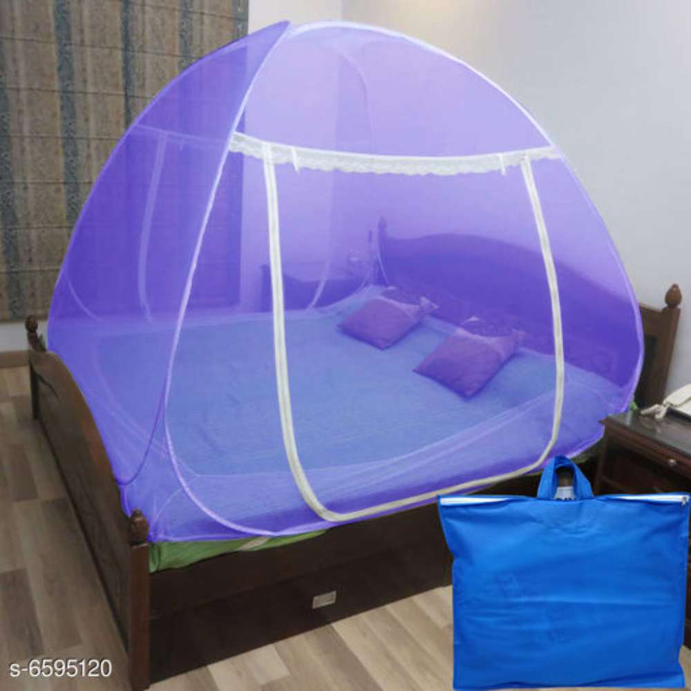 Elegant Polyester Double Bed Polyester Foldable Mosquito Nets
