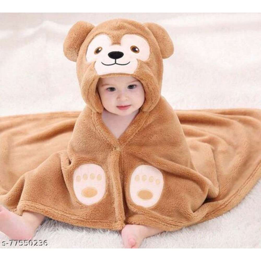 New Born Baby Bath Towel Pack of Terry Soft Hooded Wrapper Towel