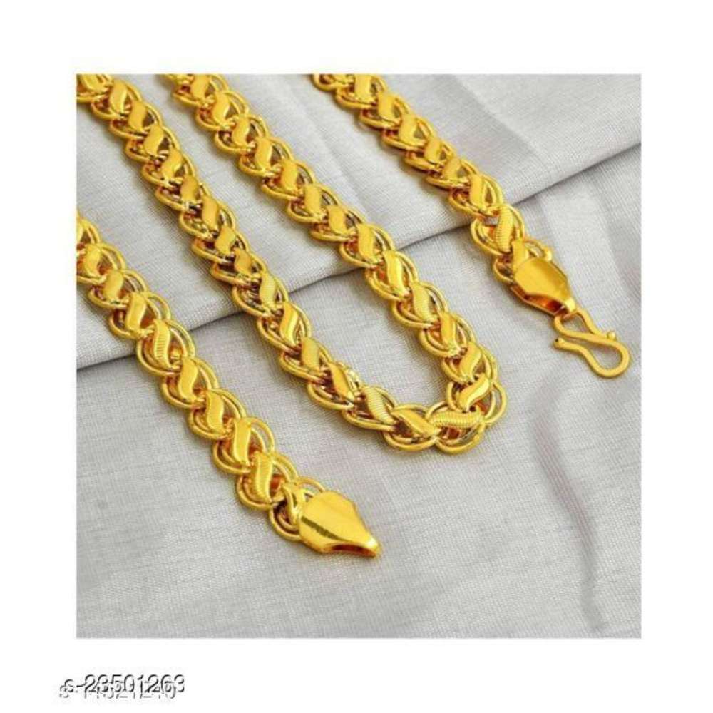 Gold Plated Chain For Men & Boys