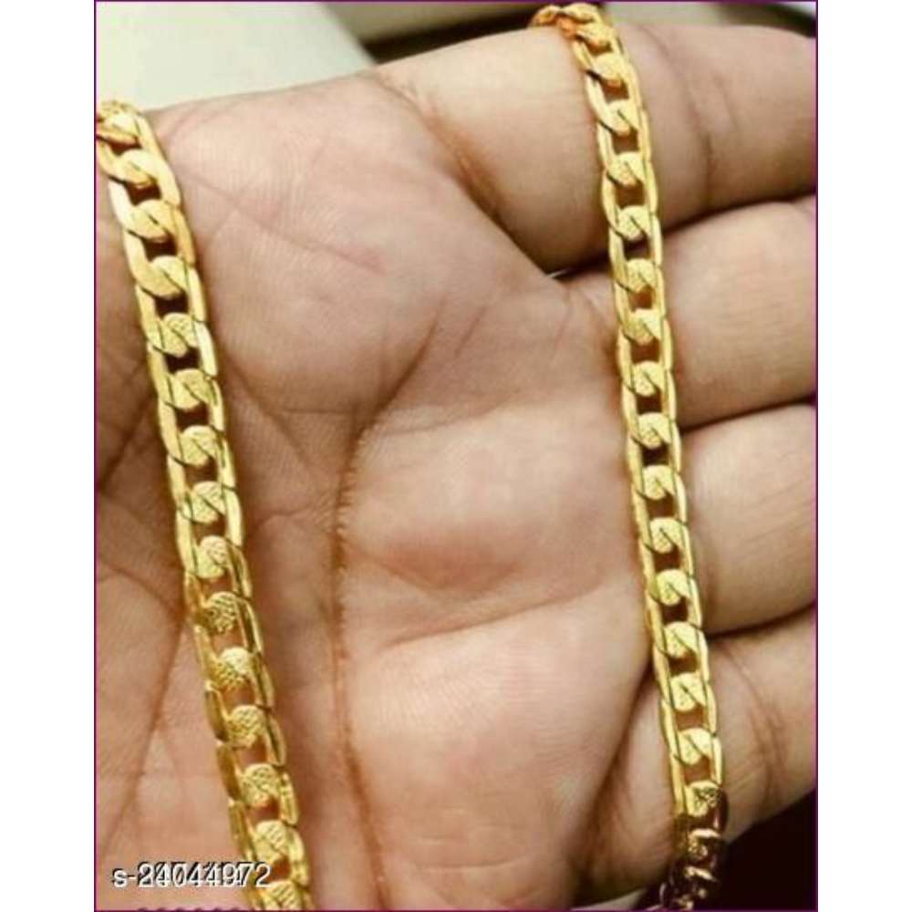 Trendy & Fancy Men & Boys Gold-plated Metal Chain