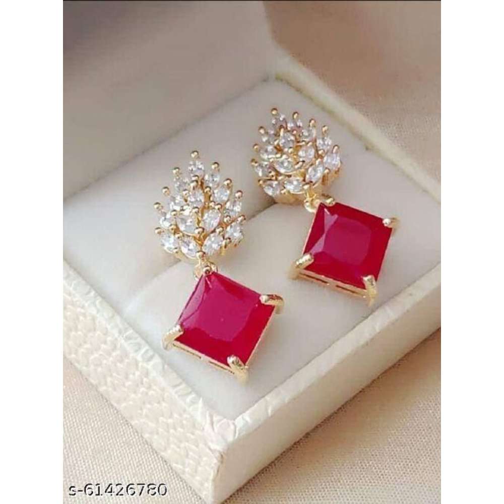 EARRINGS WITH AD DIAMOND