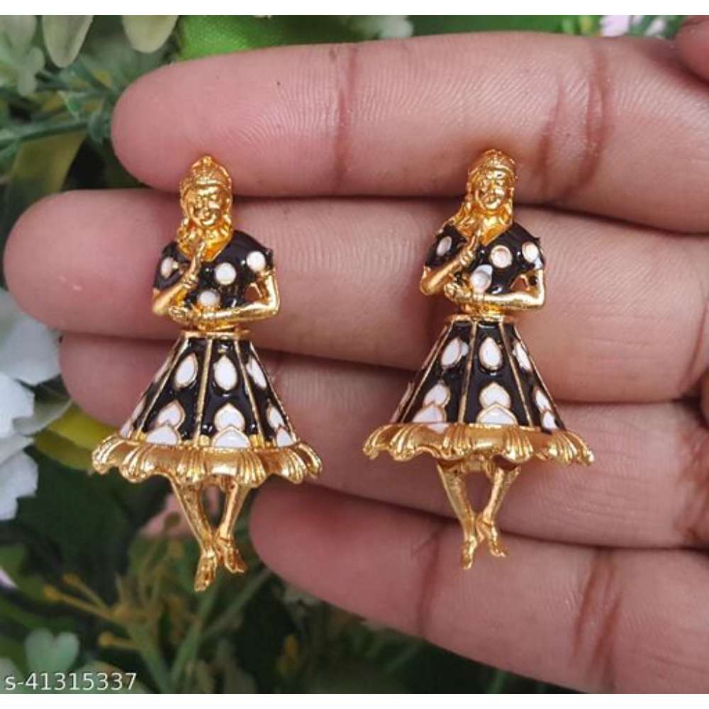 Mehpriye Beautiful Dancing Doll ButtaBomma Earrings