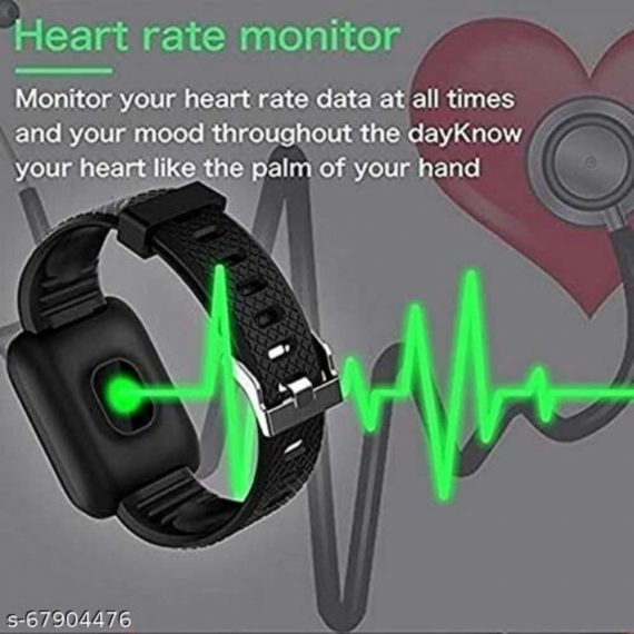 Smart Watches ID116 Plus Bluetooth Smart Band Watch with Heart Rate Activity Tracker