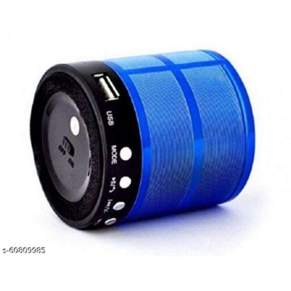 MiniMagic WS - 887 Portable Wireless Bluetooth Speaker With Superior Sound Quality (10W) Connectivity with All Smart Phone Color - Blue