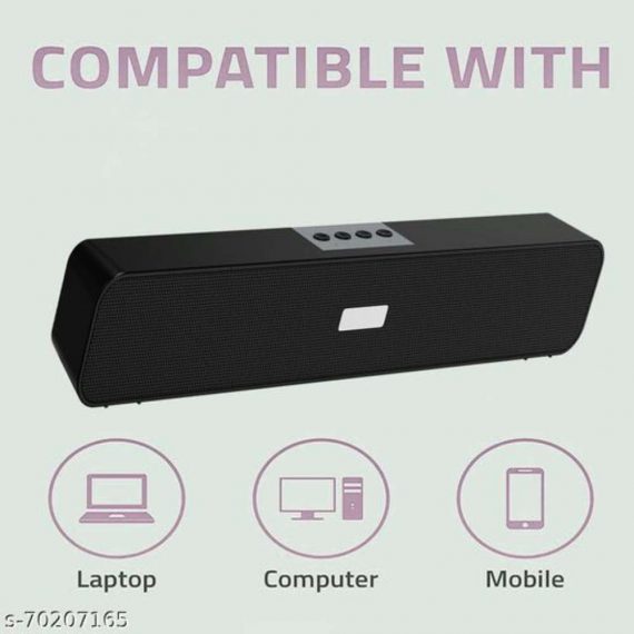 AFFENDS Bluetooth speaker with SD card and USB slot Wireless Bluetooth Multimedia Speaker || Wireless Speaker Ultra Loud Stereo sound || Bluetooth Speaker for Desktop PC|| Bluetooth Speaker Home Audio|| Perfect for home audio player and outdoor activities.