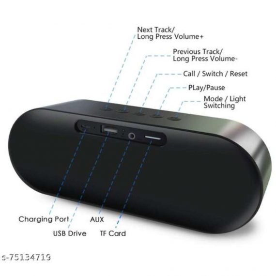 Clavier Supersonic Portable Bluetooth Speaker, Bluetooth 5.0 Wireless Speakers with 10W HD Sound and Rich Bass, 12H Playtime, Built-in Mic for iPhone & Android