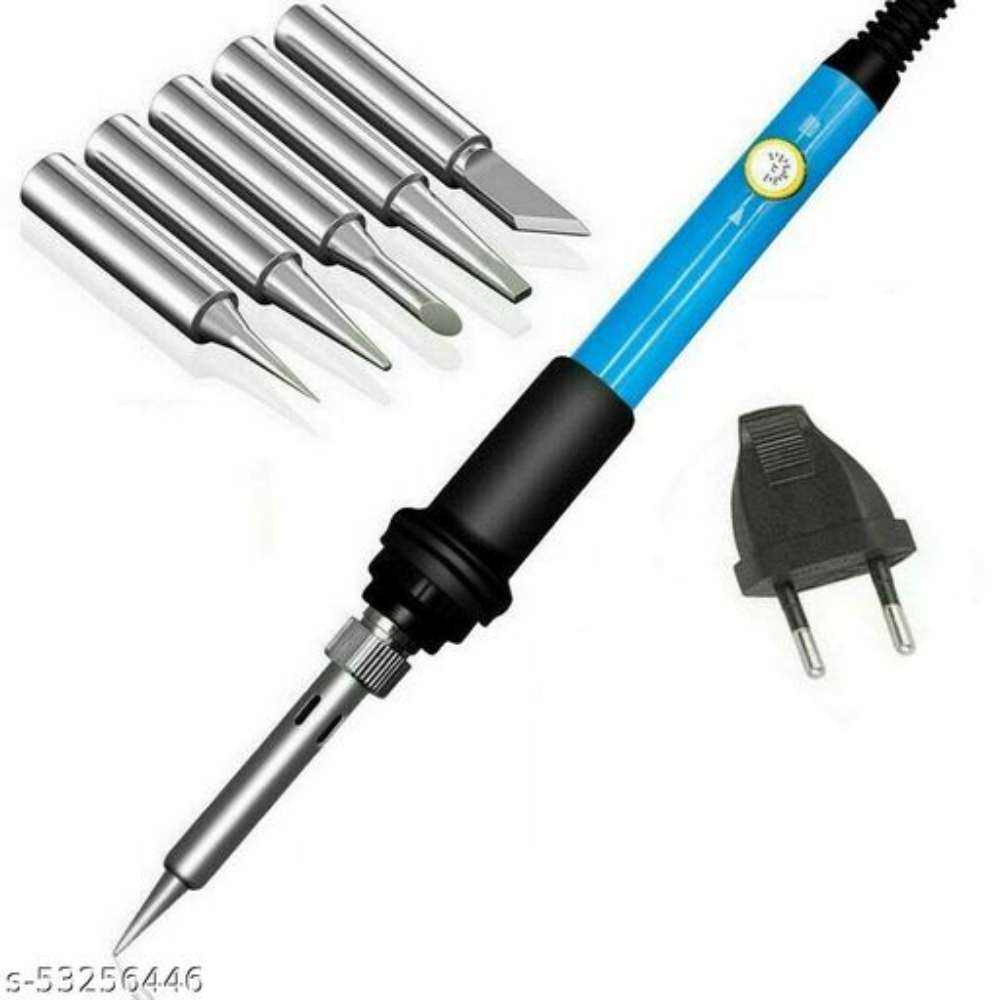 Corslet Soldering Iron 60w 220V Adjustable Temperature With 5 Extra Different Bits Electric DIY Repair 60 W Temperature Controlled