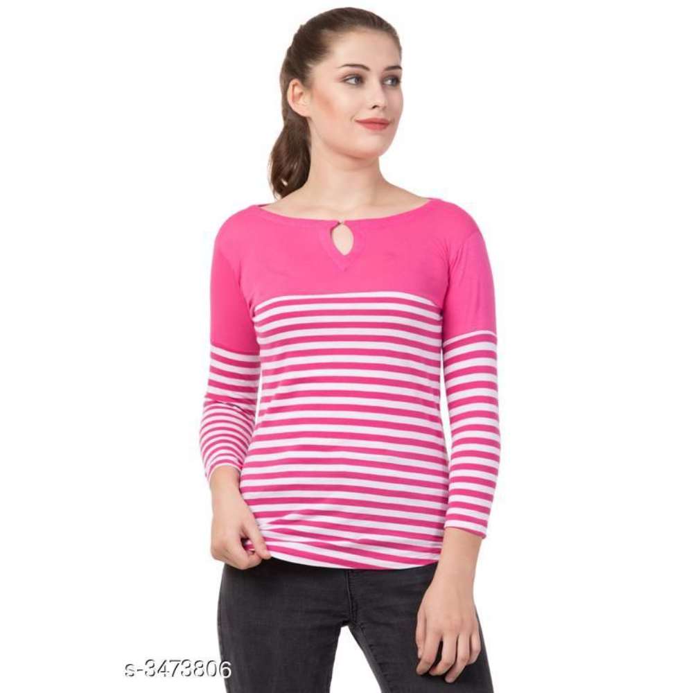 Stylish Hosiery 100% Cotton Women's T- Shirt
