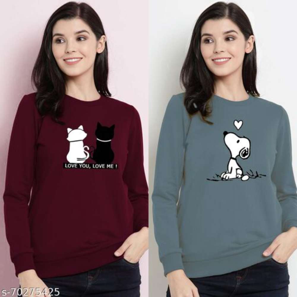 Classy Graceful Women Combo Tshirts