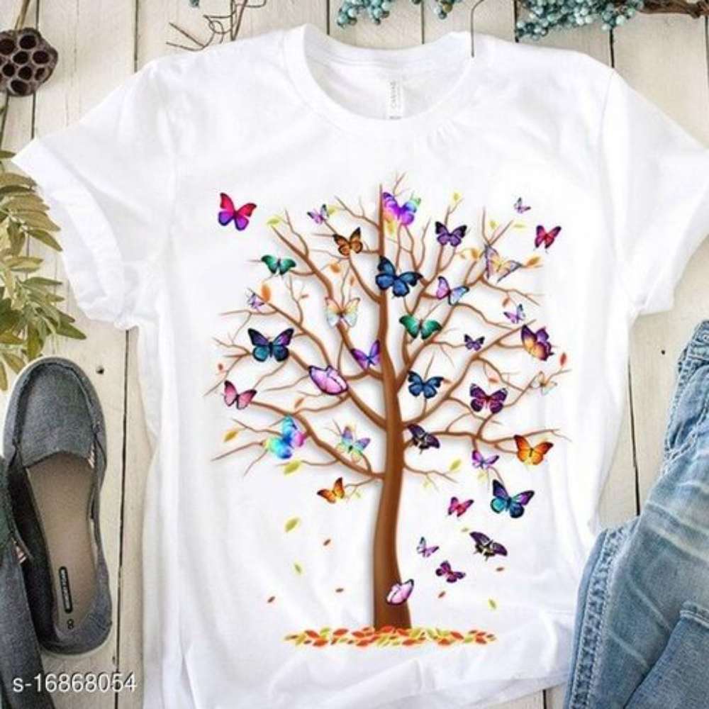 CLASSY WHITE T-SHIRTS FOR WOMEN