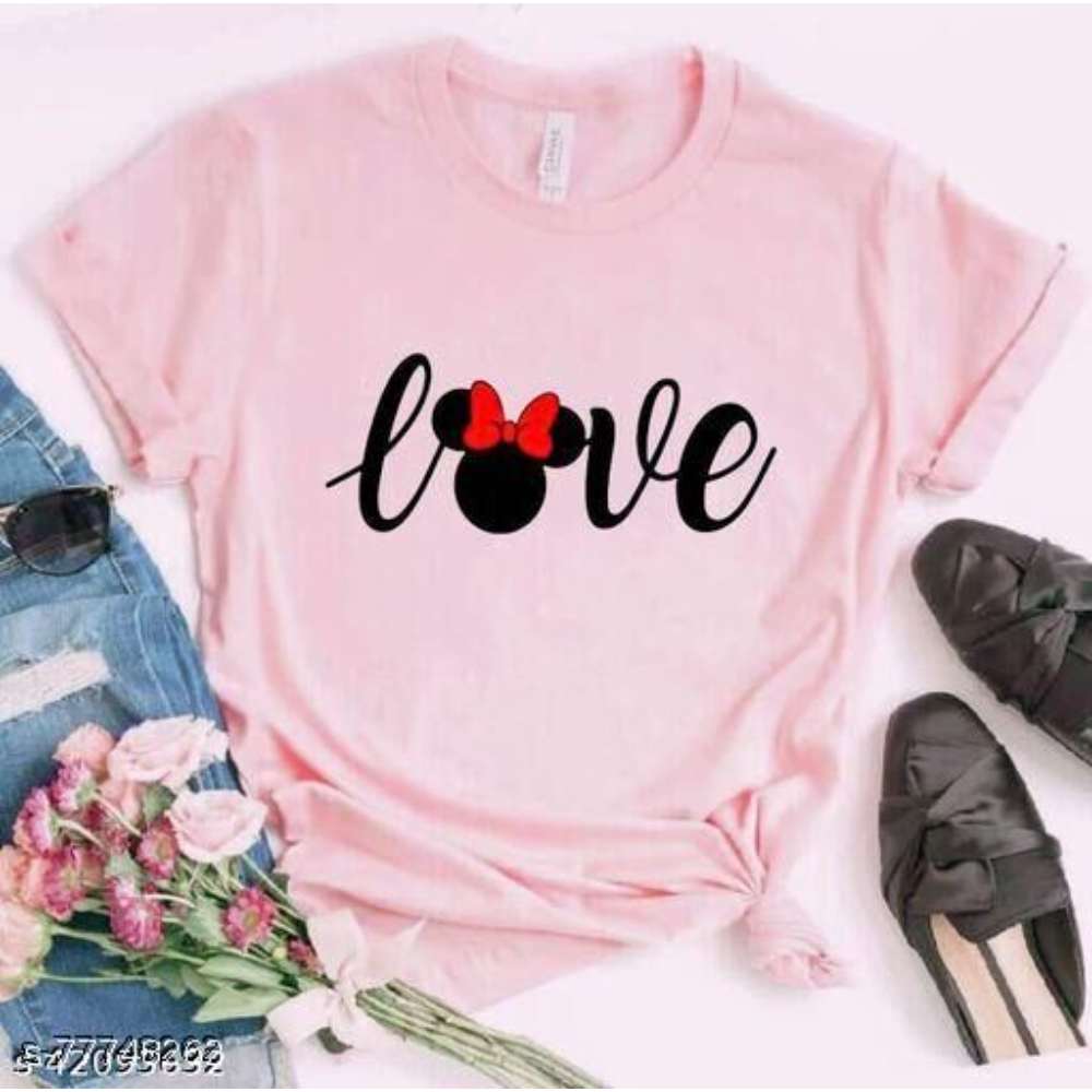 MIZAAN Crop & full T-shirt in different Combos with latest trending Print for Girls & womens