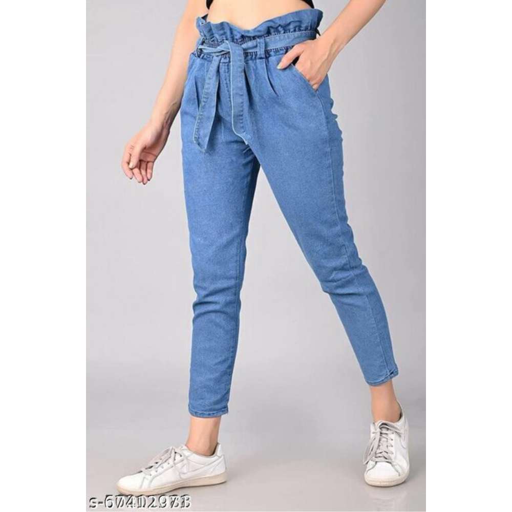 Comfy Feminine Women Denim Jeans