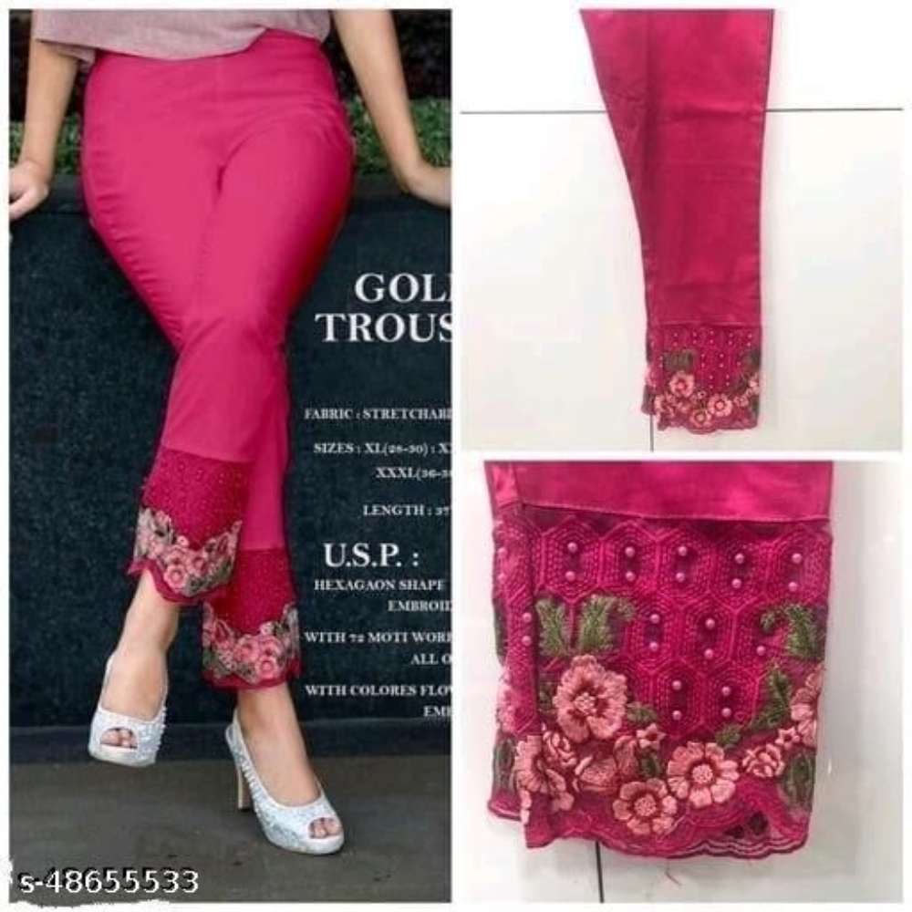 Elegant Glamarous Women Trousers & pants