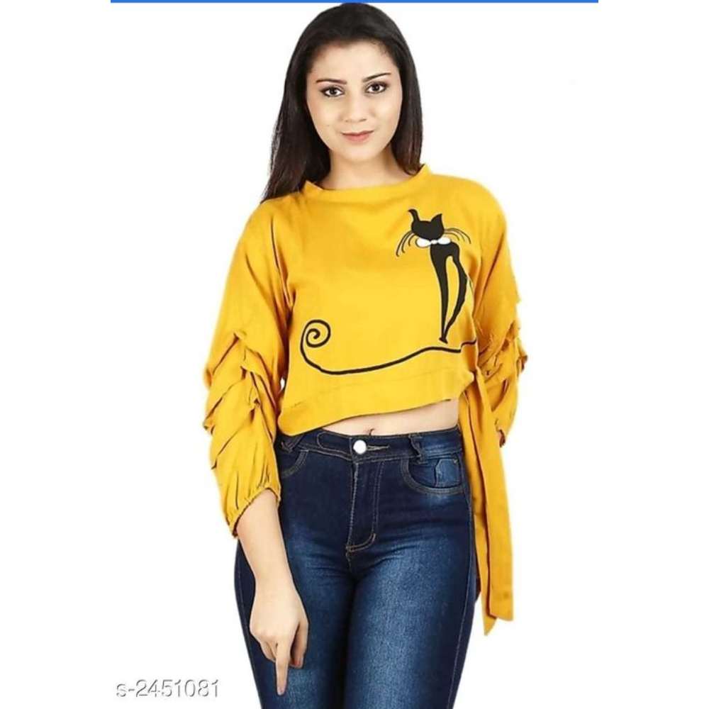 Adorable Rayon Women's Top